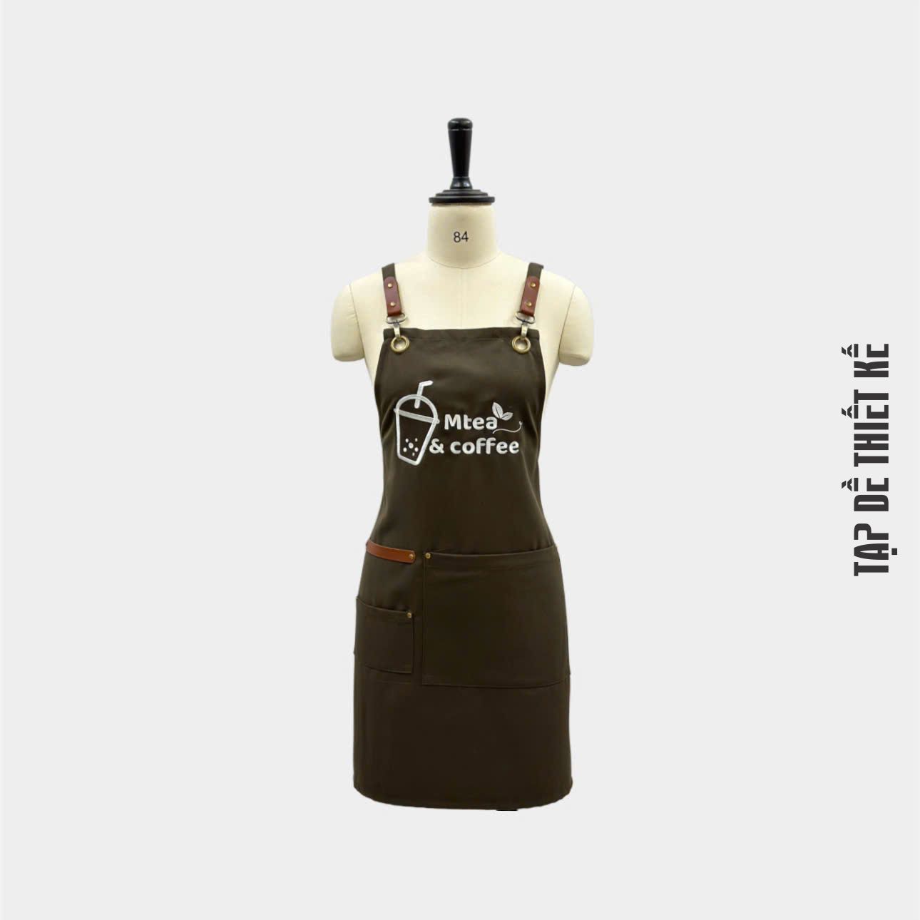 Tạp dề cafe chữ X - đeo chéo