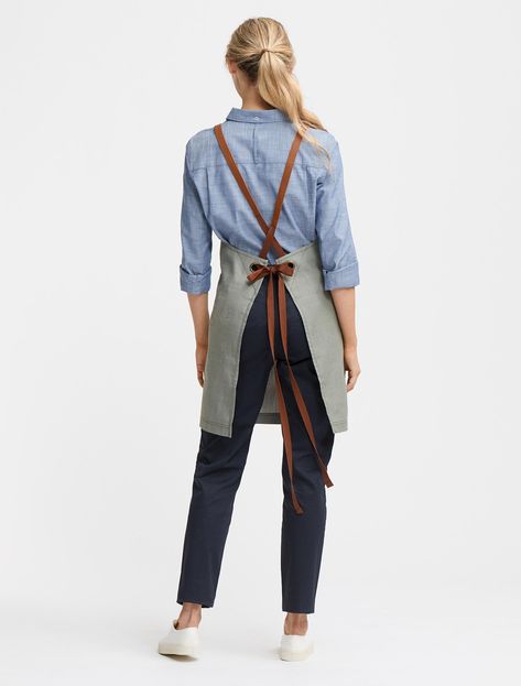 Tạp dề đeo chéo cho barista, nhân viên cafe