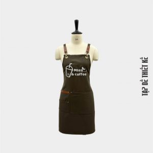 Tạp dề quán cafe - Tạp dề Mtea coffee