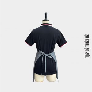 Tạp dề ngang hông màu xám