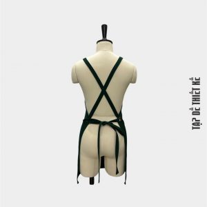 Tạp dề nhà hàng chữ X Ô coin