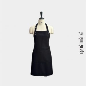 Tạp dề yếm màu đen kaki