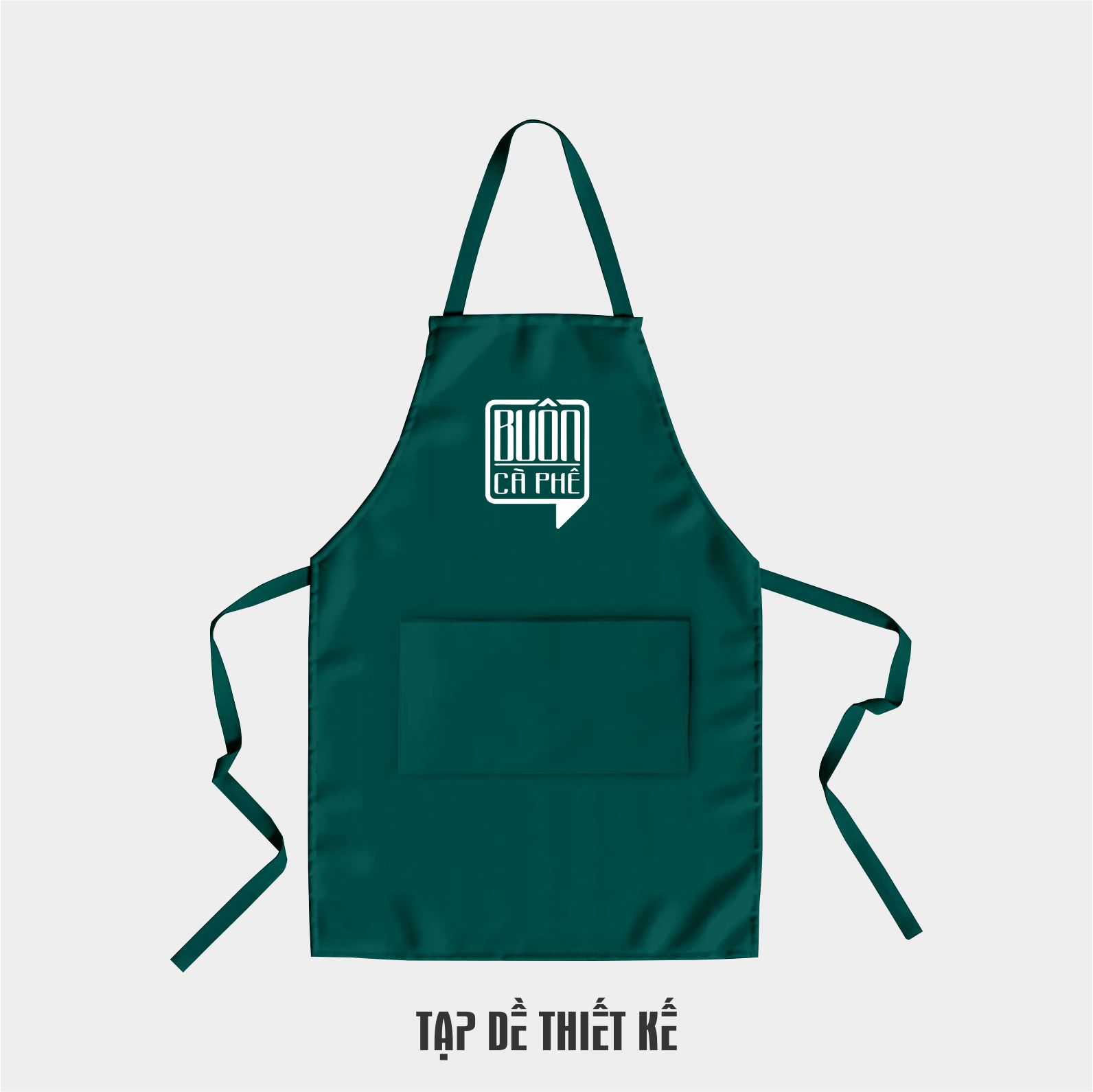 Thiết kế tạp dề đồng phục Buôn cà phê