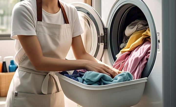 Chọn cách giặt phù hợp giúp tạp dề bền lâu hơn
