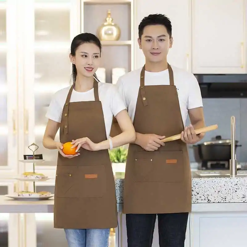 Mẫu tạp dề phong cách Hàn Quốc mang đến sự chuyên nghiệp và ấn tượn