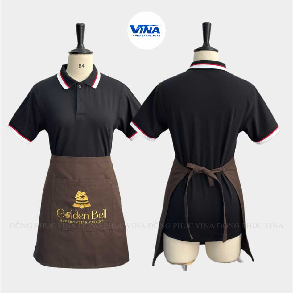 Tạp dề nhà hàng ngang hông