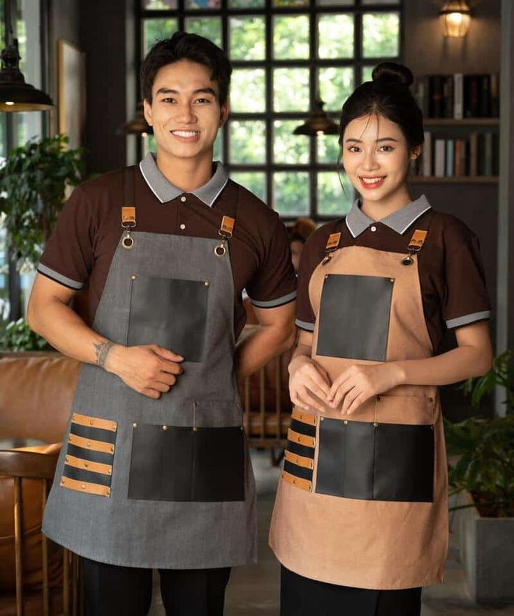 Tạp dề salon dáng dài