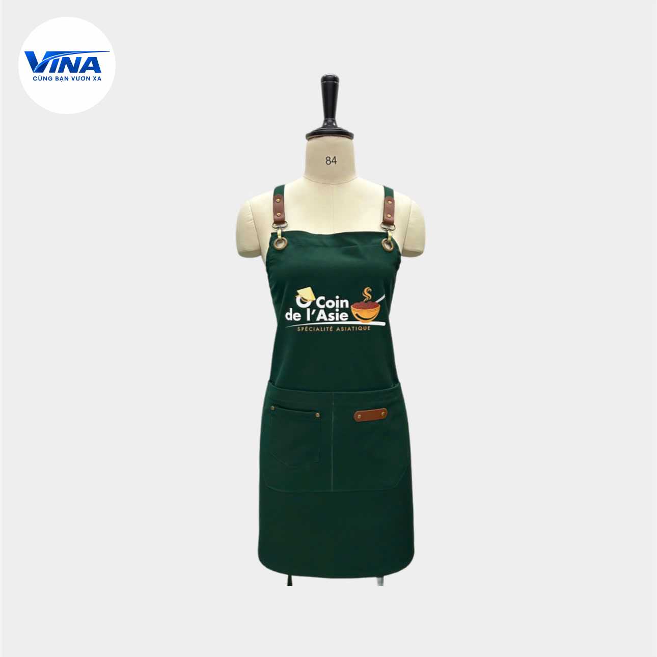Tạp dề in logo đẹp chuyên nghiệp sắc nét cho nhà hàng