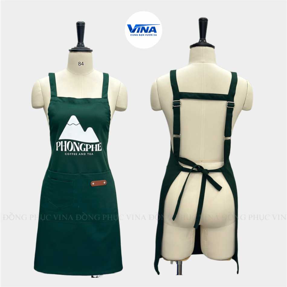 Tạp dề cafe chữ H
