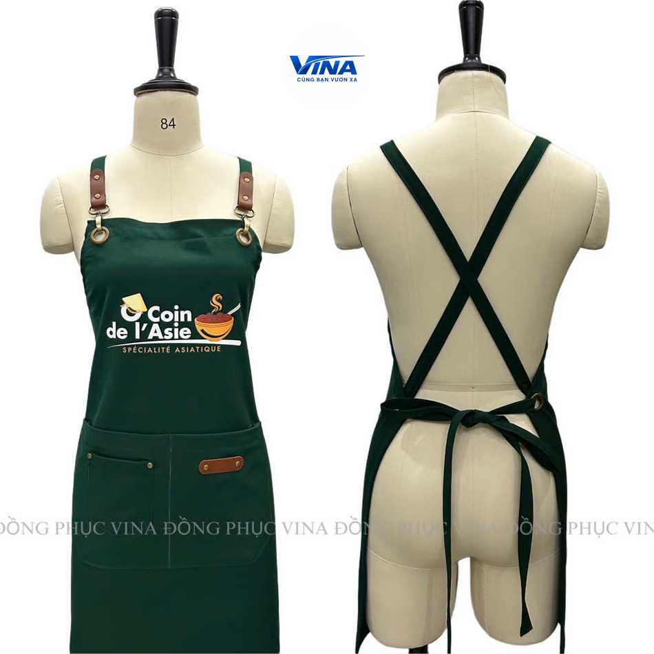 Tạp dề nhà hàng Ô Coin
